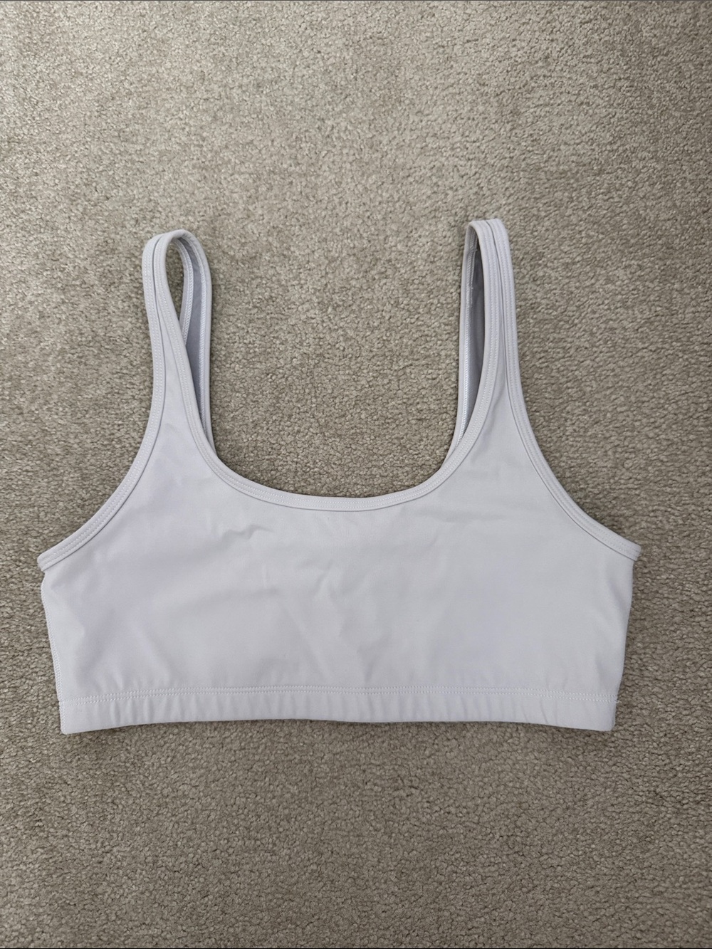 Aritzia Golden Sports Bra-White